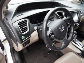 2014 Honda Civic EX-L White Sedan 1.8L AT #A24851